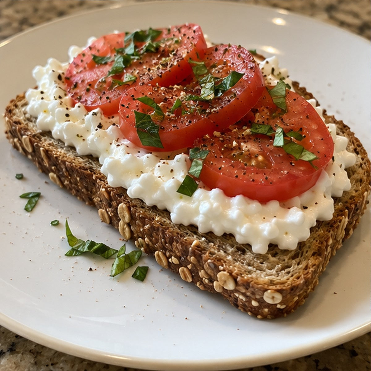 Cottage Cheese Toast