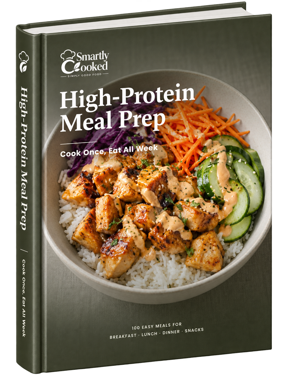 High Protein Meal Prep hardcover book